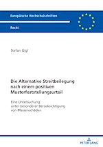 Download this eBook Die Alternative Streitbeilegung nach einem positiven Musterfeststellungsurteil