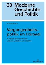 Télécharger le livre :  Vergangenheitspolitik im Hoersaal