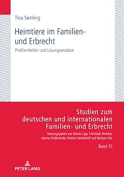 Télécharger le livre :  Heimtiere im Familien- und Erbrecht