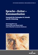 Télécharger le livre :  Sprache – Kultur – Kommunikation