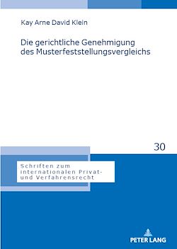 Télécharger le livre :  Die gerichtliche Genehmigung des Musterfeststellungsvergleichs