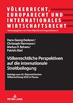 Télécharger le livre :  Voelkerrechtliche Perspektiven auf die internationale Streitbeilegung