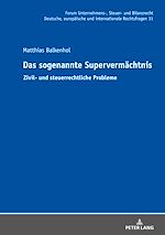 Télécharger le livre :  Das sogenannte Supervermaechtnis