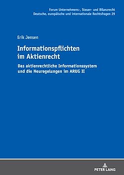 Télécharger le livre :  Informationspflichten im Aktienrecht