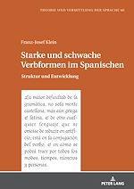 Télécharger le livre :  Starke und schwache Verbformen im Spanischen
