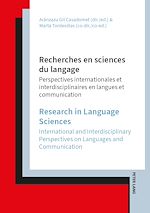 Download this eBook Recherches en Sciences du langage / Research in Language Sciences