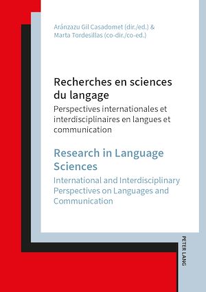 Download the eBook: Recherches en Sciences du langage / Research in Language Sciences