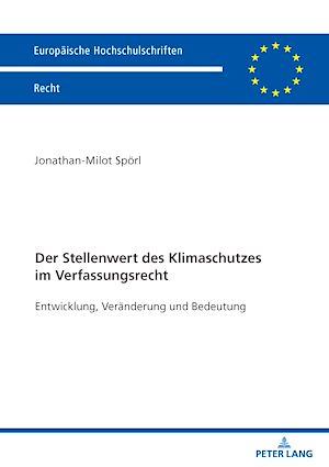 Téléchargez le livre :  Der Stellenwert des Klimaschutzes im Verfassungsrecht