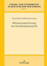 Download this eBook Wissenszurechnung im Umsatzsteuerrecht