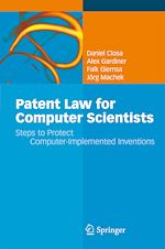 Télécharger le livre :  Patent Law for Computer Scientists