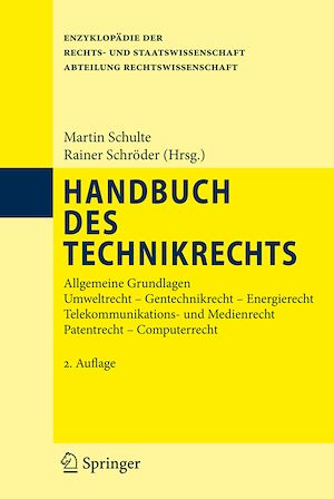 Téléchargez le livre :  Handbuch des Technikrechts