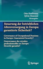 Télécharger le livre :  Steuerung der betrieblichen Altersversorgung in Europa: garantierte Sicherheit?
