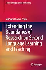 Télécharger le livre :  Extending the Boundaries of Research on Second Language Learning and Teaching