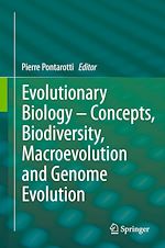 Télécharger le livre :  Evolutionary Biology – Concepts, Biodiversity, Macroevolution and Genome Evolution