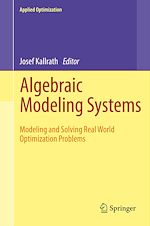 Télécharger le livre :  Algebraic Modeling Systems