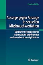 Télécharger le livre :  Aussage gegen Aussage in sexuellen Missbrauchsverfahren