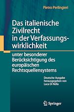 Télécharger le livre :  Das italienische Zivilrecht in der Verfassungswirklichkeit