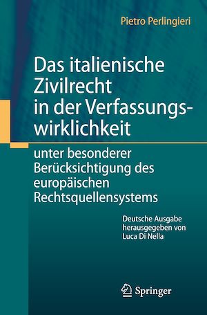 Téléchargez le livre :  Das italienische Zivilrecht in der Verfassungswirklichkeit