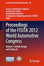 Télécharger le livre :  Proceedings of the FISITA 2012 World Automotive Congress