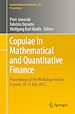Télécharger le livre :  Copulae in Mathematical and Quantitative Finance