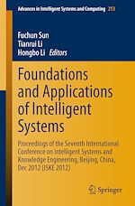 Télécharger le livre :  Foundations and Applications of Intelligent Systems