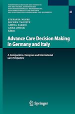 Télécharger le livre :  Advance Care Decision Making in Germany and Italy
