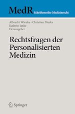 Télécharger le livre :  Rechtsfragen der Personalisierten Medizin