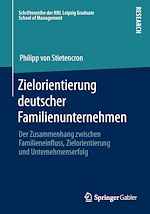 Télécharger le livre :  Zielorientierung deutscher Familienunternehmen