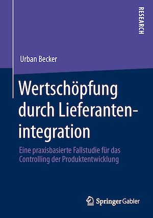 Téléchargez le livre :  Wertschöpfung durch Lieferantenintegration