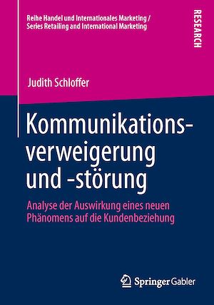 Téléchargez le livre :  Kommunikationsverweigerung und -störung