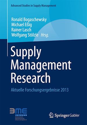 Téléchargez le livre :  Supply Management Research