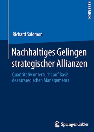 Téléchargez le livre :  Nachhaltiges Gelingen strategischer Allianzen