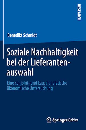 Téléchargez le livre :  Soziale Nachhaltigkeit bei der Lieferantenauswahl