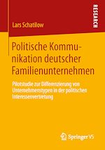 Télécharger le livre :  Politische Kommunikation deutscher Familienunternehmen