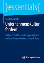Télécharger le livre :  Unternehmenskultur fördern