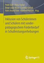 Télécharger le livre :  Inklusion von Schülerinnen und Schülern mit sonderpädagogischem Förderbedarf in Schulleistungserhebungen