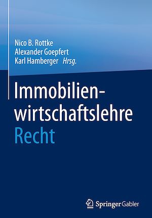 Téléchargez le livre :  Immobilienwirtschaftslehre - Recht