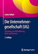 Télécharger le livre :  Die Unternehmergesellschaft (UG)