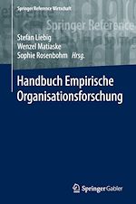 Télécharger le livre :  Handbuch Empirische Organisationsforschung