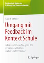 Télécharger le livre :  Umgang mit Feedback im Kontext Schule