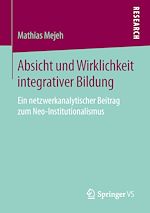 Télécharger le livre :  Absicht und Wirklichkeit integrativer Bildung