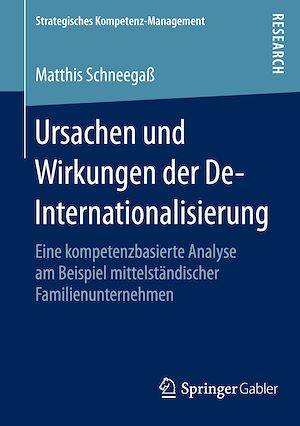 Téléchargez le livre :  Ursachen und Wirkungen der De-Internationalisierung