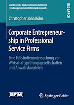 Télécharger le livre :  Corporate Entrepreneurship in Professional Service Firms