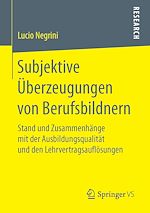 Télécharger le livre :  Subjektive Überzeugungen von Berufsbildnern