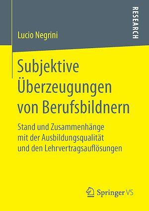 Téléchargez le livre :  Subjektive Überzeugungen von Berufsbildnern