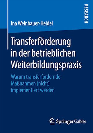 Téléchargez le livre :  Transferförderung in der betrieblichen Weiterbildungspraxis