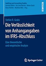 Télécharger le livre :  Die Verlässlichkeit von Anhangangaben im IFRS-Abschluss