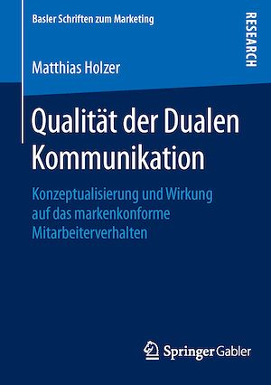 Téléchargez le livre :  Qualität der Dualen Kommunikation