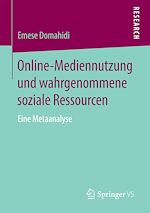 Télécharger le livre :  Online-Mediennutzung und wahrgenommene soziale Ressourcen