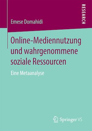 Téléchargez le livre :  Online-Mediennutzung und wahrgenommene soziale Ressourcen